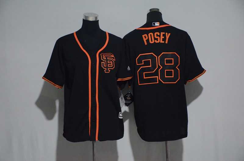 San Francisco Giants #28 Buster Posey Black Alternate New Cool Base Stitched Jersey,We sell and wholesale San Francisco Giants #28 Buster Posey Black Alternate New Cool Base Stitched Jersey on line form chian!